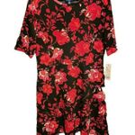 Apt. 9 NWT  Ladies Floral, Abstract, Bright Mid Sleeve Stretchy Dress SZ Large Photo 0
