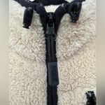 PINK - Victoria's Secret  Cream / Black
Large Teddy Half Zip Sherpa Pullover‎ Photo 6