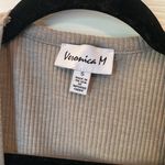 Veronica M  Double Layer Tan Gray Tank Top Photo 1