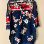 Anthropologie Fig & Flower floral dress tunic Size Large Like New! Photo 0