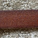 J.Crew  Tan Perforated Genuine Leather Belt Medium Photo 5