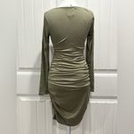 🆕 Heart Hips Olive Green Ruched Dress Size M Size M Photo 1