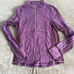 Title Nine pullover front zip sweater. Lightweight. Color- purple. Size - Med. Photo 0