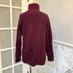 Lululemon  Bring the Cozy Burgundy Turtleneck Cable Knit Size 8 Medium Photo 1