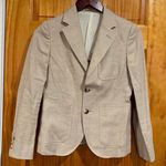 Macphee Tomorrowland Beige Linen Blend Blazer Jacket Women’s Size 36 Japan Photo 0