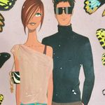 Jordi Labanda Pink European Butterfly Tote Bag Photo 5