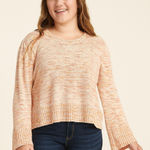 LC Lauren Conrad  Juniors XXL Rainbow Multicolor Knit Pullover Sweater NWOT Photo 0