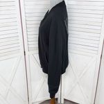 Victoria's Secret Victoria’s Secret Sport Embroidered Back Full Zip Sweatshirt Jacket Black Large Photo 3