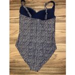 Niptuck Swim Joanne Twist Front Slimming Push Up One Piece Swimsuit Size 10‎ Blue Photo 3