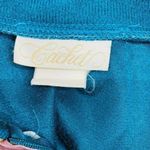 Vintage House Coat Zip Front Velour Robe Long Quilted Satin Small Photo 7