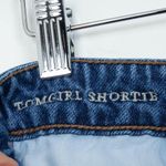 American Eagle  Distressed Tomgirl‎ Shortie Denim Jean Shorts Size 4 Photo 6