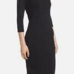 Standard James Perse Women's Black 3/4 Sleeve Scoop Neck Bodycon‎ Dress Size XS Photo 0