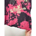 Disney  Mickey Mouse Rockstar Tie Dye Distressed Band Tee L Photo 3