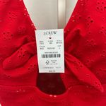 J.Crew  Eyelet cutout one-piece red swimsuit with bow Size Large NWT Photo 3