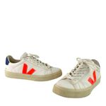 VEJA  Campo Women's White Leather Low Top Lace Up Athletic Sneakers Shoes Size 8 Photo 4