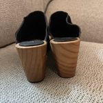 Lisa B. Classic High Heel Studded Clog in Black Leather Size 42 (9.5 Photo 3