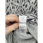 Rails  Marlo Cheetah Zip Side Sweatshirt Women‎ Large Silver Casual Bohemian Photo 5