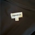 superdown  Keyonne Mini Dress Black Size Large Cocktail Photo 4