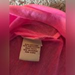 Mudd  V-Neck Two-Tone Short-Sleeve Top, Neon Pink, Size XS Photo 7