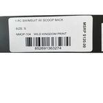 Nicole Miller women's size small wild kingdom print one piece swimsuit new Photo 7