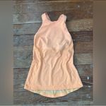 Lululemon Spin It To Win It Tank Creamsicle Orange Cross Back Tank Top Photo 3