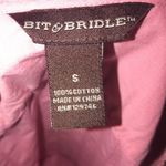 Bit & Bridle  Pink Blouse  Snow Flake Design At The Botton Of Blouse Size S Photo 3