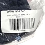 Victoria's Secret Sexy Tee Posey Lace Lightly Lined Racerback Demi Bra Noir Navy Photo 5