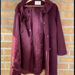 Fleurette Wool burgendy coat size 10 Fleurette Loro Piana Fleurette Photo 6