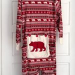 Little Blue House by Hatley Fair Isle Bear Adult Union Suit Photo 5