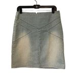 American Eagle Acid-washed Dual-toned Acid Wash Denim Skirt Photo 0