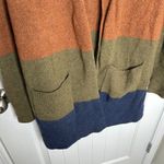Madewell  wool alpaca colorblock open front sweater cardigan soft‎ boho Photo 2