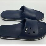 Crocs  Crocband III Slide Sandals 205733 Women’s 9 Men’s 7 Navy Blue Slip On Photo 0