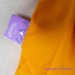 Eloquii  Women's Plus Size Tie Strap Wide‎ Leg Jumpsuit marigold yellow, size 24 Photo 10