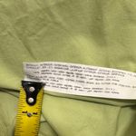 ZARA  X-Small Poplin Bright Green Ruched Midi Dress Pockets 100% Cotton Photo 6