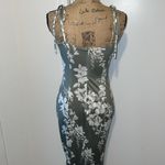 Multi strap Floral Slip Dress Green Size M Photo 3