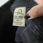 DL1961 Grace High Rise Straight Leg Jeans black wash Sz 27 Photo 6