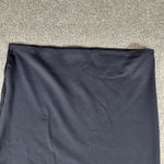 Philosophy Bodycon Dress Womens XS Black Side Slit Knit Long Sleeve Photo 9