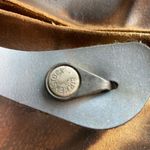 Birkenstock  Gizeh Unisex Leather Sandal Icy Metallic Azure Blue EU 38 US W 7/7.5 Photo 9