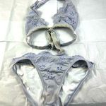 Hot Kiss  small purple frilly 2 piece bikini Photo 0