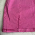 Free People  Pink Denim Mini Skirt Photo 3