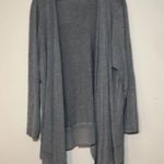 Calvin Klein Women’s  cascade waterfall open cardigan knit top gray XL dressy Photo 0