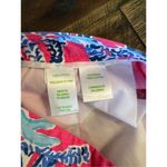 Lilly Pulitzer Adie Capri Pink Samba shorts size 4 tropical vibrant floral Photo 5