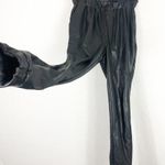 Abercrombie & Fitch Vegan Leather Jogger Pants Size Small High Rise Stretch Photo 10