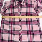 Talbots Long Sleeve Pastel Madras Plaid Cotton Button Up Spring Preppy Shirt XS Photo 12