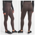 Athleta  Delancey Black & Brown Houndstooth Leggings/Tights Photo 5