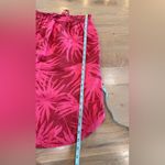 Gap  Women Floral Print Maxi Skirt Pink Palms linen cotton blend size medium Photo 8