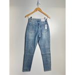 We Wore What Pants WomensâStraight Leg High Rise Jeans Crystal Buttons Size 25âNW Photo 4