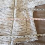 Bagatelle Womens Sweater Jacket Ivory Beige Motorcycle Zipper Knit Size XL Photo 9
