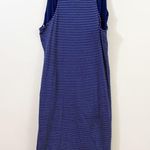 Michael Stars  Striped Midi Tank Sleeveless Navy/White Dress Photo 7