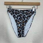 Beach Riot NEW  X Free People Leopard Print High Rise Bikini Bottoms Photo 1